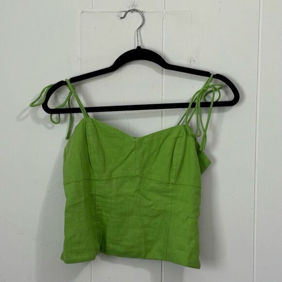 Old Navy Linen Blend Lime Green Tank XS - Picture 1 of 5
